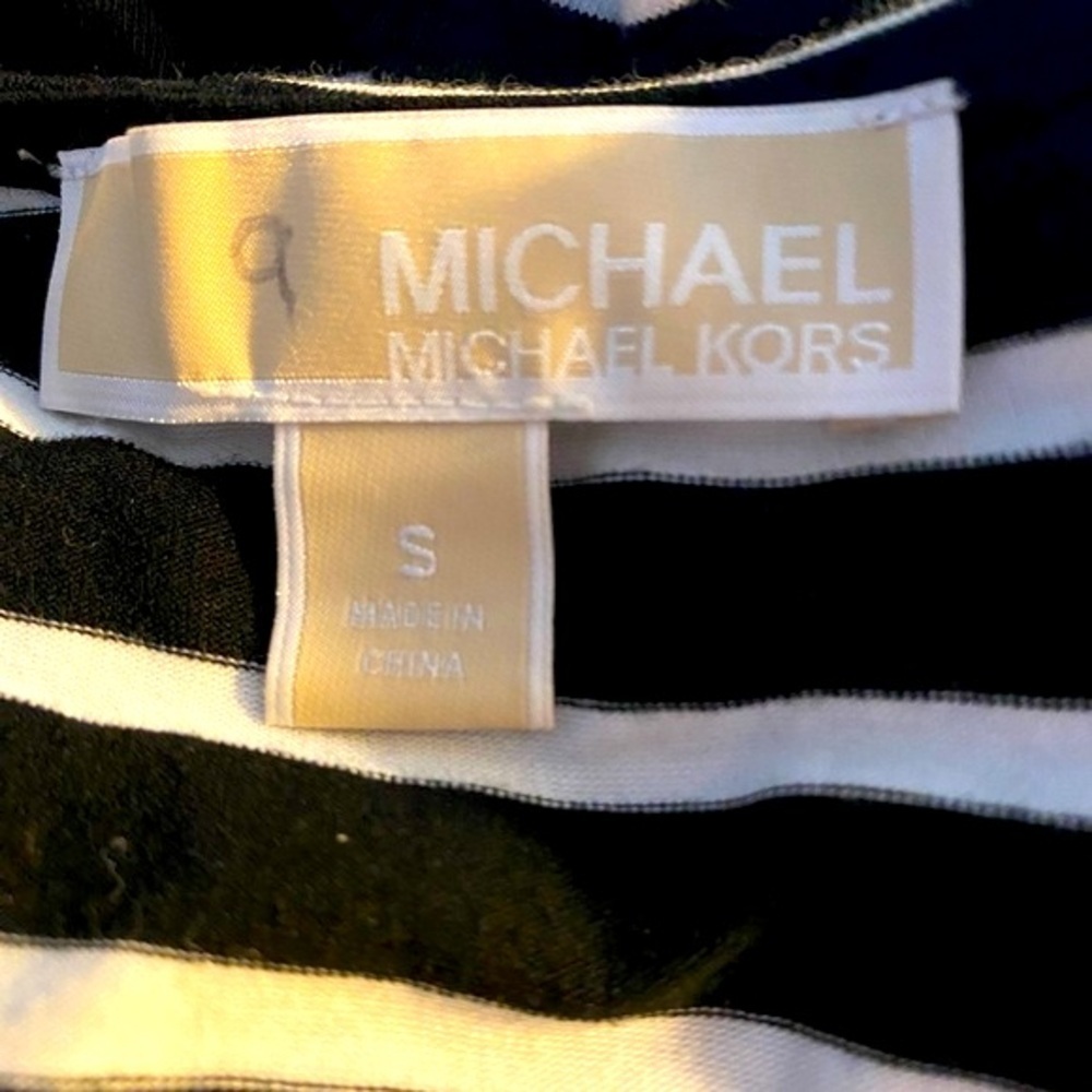 Michael Michael Kors T-shirt Sheath Dress, Mini, Sz S, Stretchy, Cotton​​, Geo - Picture 5 of 13